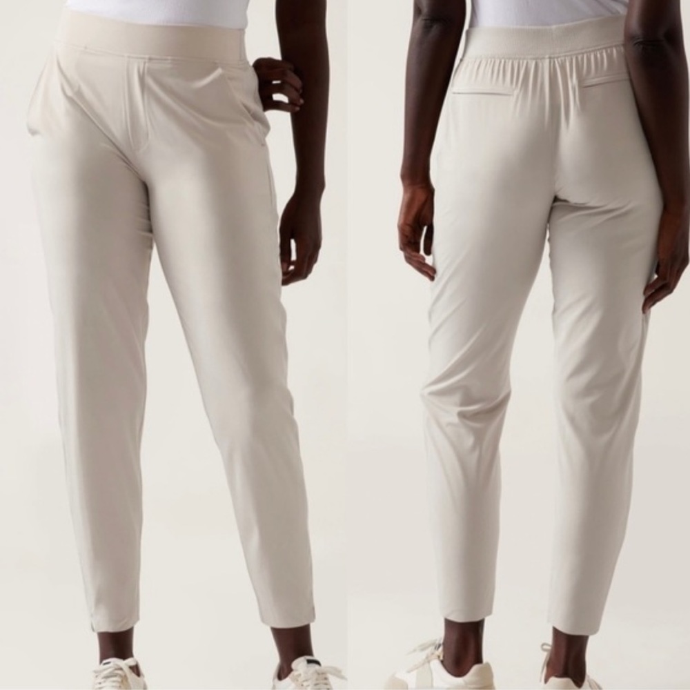 Athleta Brooklyn Ankle Pants In Abalone Grey Size 20 … Gem